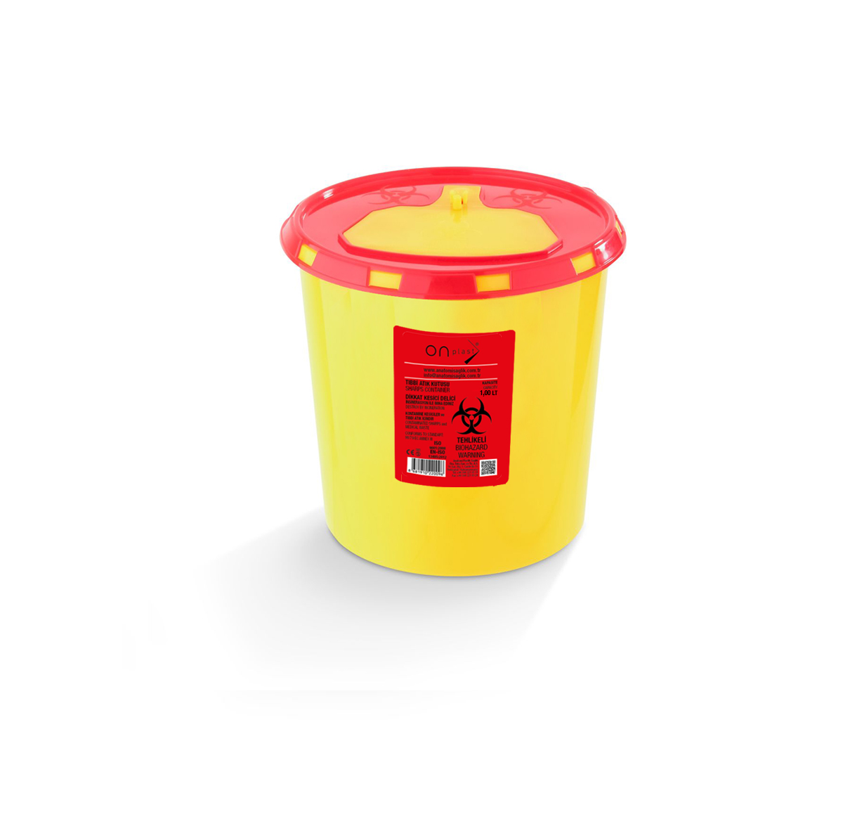 Tıbbi Atık Kutusu (1 Lt)